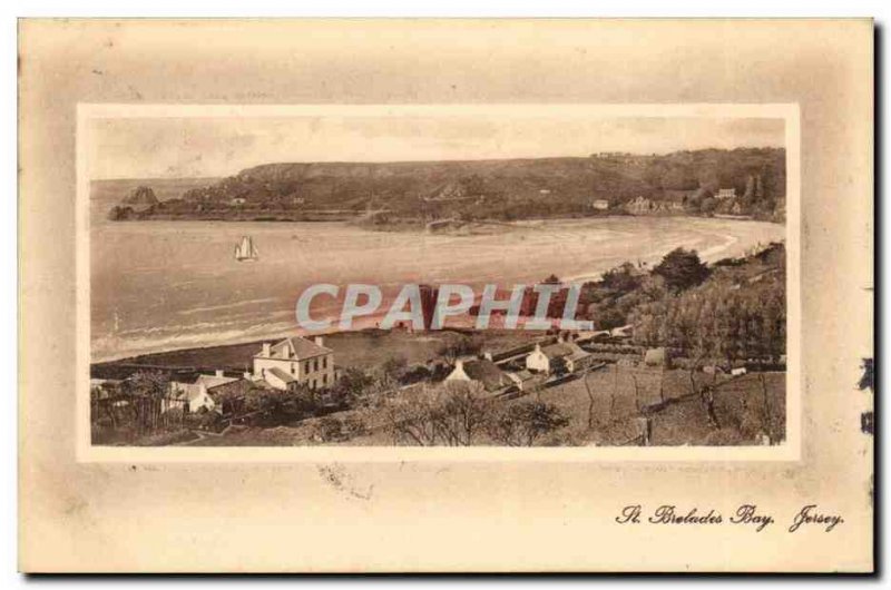 Jersey Old Postcard St Bielades bay