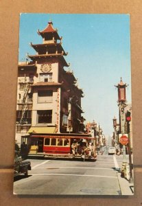 VINTAGE UNUSED POSTCARD CHINATOWN SAN FRANCISCO CAL.