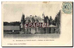 Old Postcard From Around La Ferte Mace Saint-Maurice Castle