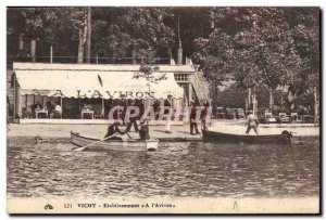 Vichy - Establishment A L & # 39Aviron - boat - Old Postcard