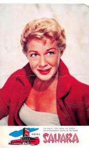 Las Vegas Nevada Hotel Sahara Betty Hutton Oversized  Postcard J74551