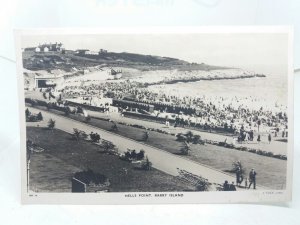 Nells Point Barry Island South Wales Vintage Tucks Real Photo Postcard