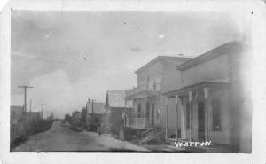 Watton England? USA? Street Scene Real Photo Antique Postcard J44849