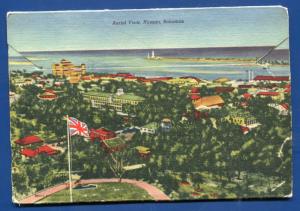 Nassau Bahamas Tea Garden Paradise Beach Lighthouse Diving Boys postcard folder