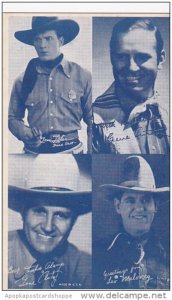 Cowboy Arcade Card Tom Tyler Gene Autry Leo Maloney