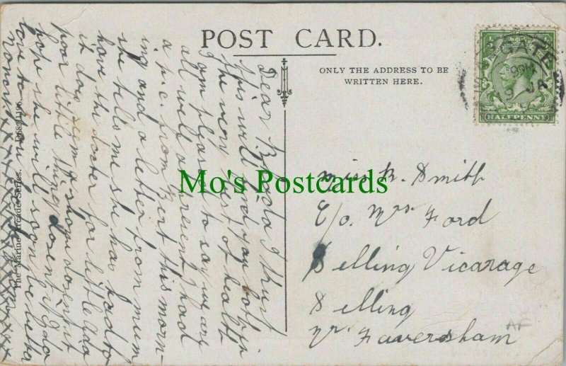 Genealogy Postcard - Smith / Ford -Selling Vicarage,Selling,Nr Manchester RF8656