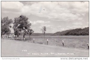 St Croix River Stillwater Minnesota 1957 Real Photo