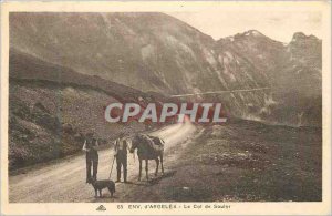 Old Postcard Approx Argeles of Col de Soulor