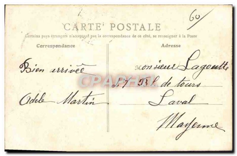 Old Postcard The cathedral Senlis