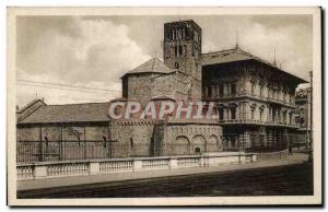 Old Postcard Genova Ponte Monumentale e Chiesa