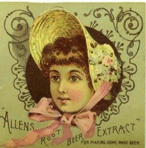 Allen's Root Beer Extract For Health Quack Medicine C. E. Carter Pharmacist P93