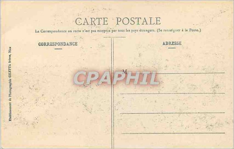 Old Postcard The Principaut� of MONACO shooting at the roundabout of La Tur...