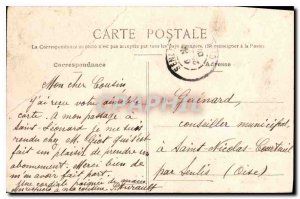 Postcard Old Chateau Franc Port Kennel