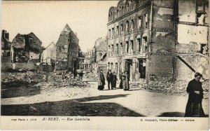 CPA ALBERT - Rue Gambetta (121309)