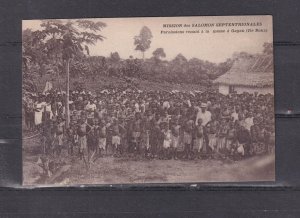 SOLOMON ISLANDS, MISSION des SALOMON SEPTENTRIONALES, PARISHIONERS, BUKA, c1920.