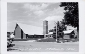 Audubon IA Methodist Church Iowa USA Unused LL Cook RPPC Postcard H60