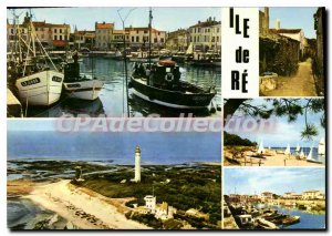 Postcard Modern I'Ile De Re Le Port De La Flotte