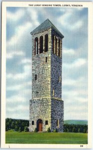 Postcard - The Luray Singing Tower - Luray, Virginia