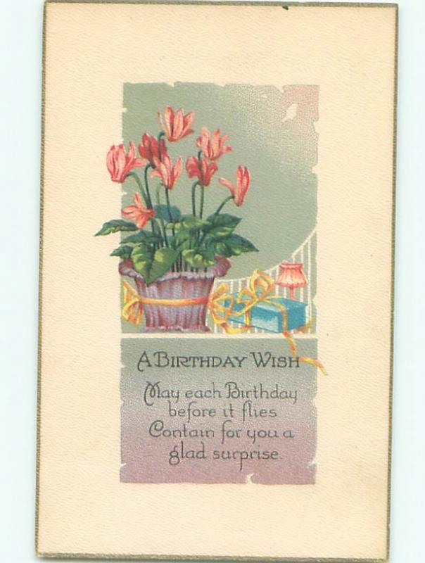 Divided-Back BEAUTIFUL FLOWERS SCENE Great Postcard AA3275