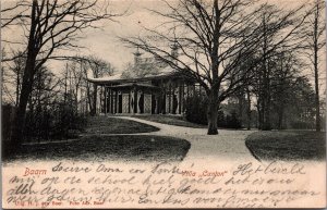 Netherlands Baarn Villa Canton Vintage Postcard 09.08