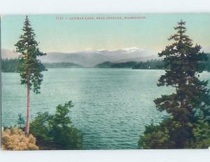 Unused Divided-Back NEWMAN LAKE Spokane Washington WA F3694