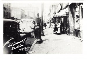 St Laurent, Napoleon, Montreal, Quebec, 1943 Street Scene