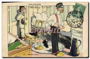 Old Postcard Illustrator Gervese Our sailors Less conq