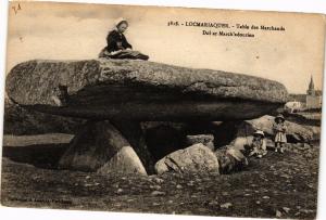 CPA LOCMARIAQUER - Table des Marchands - Dol-ar-March'adouiren (206191)