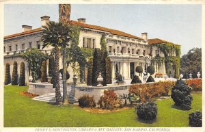 Henry E. Huntington Library & Art Gallery The Art Gallery San Marino, Califor...