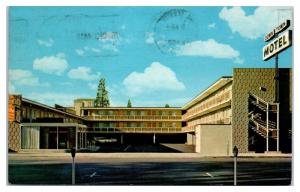 1974 Down Town Motel, Napa, CA Postcard