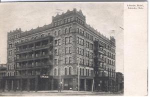 NE   1908 LINCOLN   LINCOLN HOTEL postcard