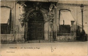 CPA TOULON Les Cariatides de PUGET (338399)