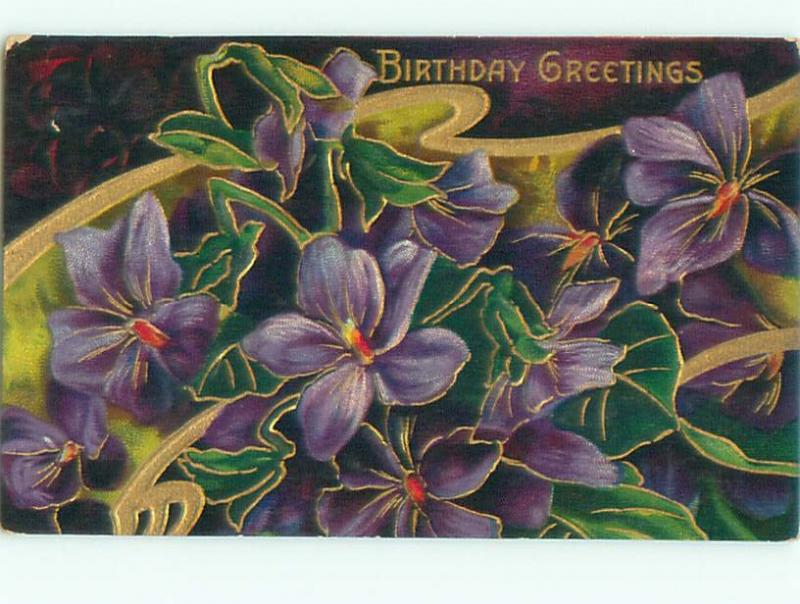 Divided-Back BEAUTIFUL FLOWERS SCENE Great Postcard AA2401