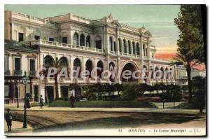 Postcard Old Chin Casino Municipal