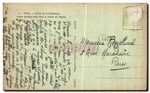 Old Postcard Toul Cloitre de la Cathedrale Party giving access in the choir o...