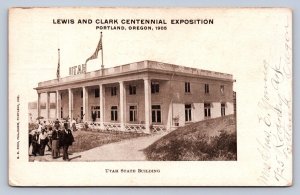 JH4/ Portland Oregon Postcard c1910 Lewis Clark Centennial Expo Utah 81