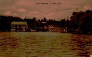 B579 United States Becket the Waterfront at Camp Watitoh 1938