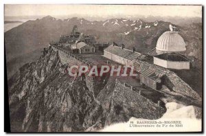 Old Postcard Bagneres de Bigorre L & # 39Observatoire Pic du Midi