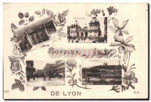 Old Postcard Souvenir From Lyon