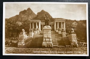 Mint South Africa Real Picture Postcard Cecil Rhodes Memorial & Energy Statue