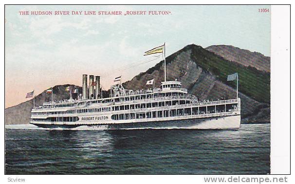 Hudson Navigation Co Steamship ROBERT FULTON, 00-10s