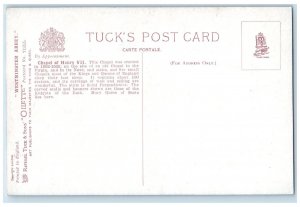 c1910 Chapel of Henry VII Westminster Abbey England Oilette Tuck Art Postcard