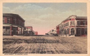 Julesburg Colorado Main Street Vintage Postcard AA108750