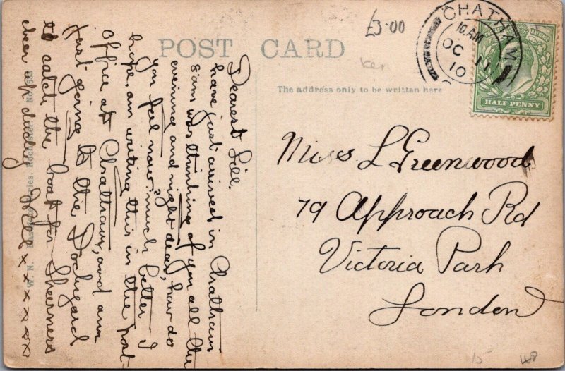 Kent Postcard - Gillingham, Jezreel's Tower    RS36802