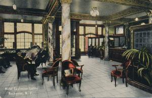 Hotel Eggleston Lobby, Rochester, New York - pm 1912 - DB