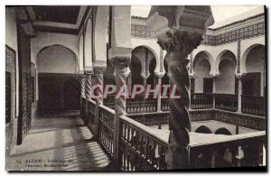 Old Postcard Interior of Algiers & # 39ancien ARCHDIOCESE