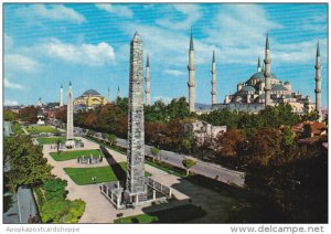 Turkey Istanbul Sultan Ahmet Mosque The Blue Mosque and saint Sophia