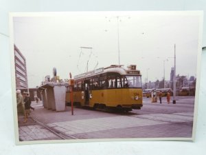 Original Vintage Tram Photo Schiedam Tram 124 Rt 4 Netherlands c1960