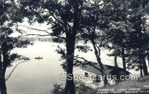 Real Photo - Crooked Lake - Delton, Michigan MI  