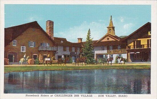 Horseback At Challenger Inn Village Sun Valley Idaho